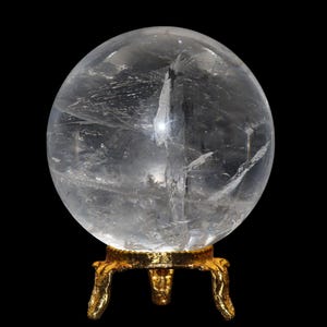 Esfera de Quartzo Cristal Reiki: Pedra para Meditação Espiritual (60 mm) imagem 2