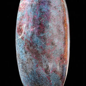 Lingam de cristal de apatita rubí grande: Piedra curativa de Reiki (355 mm) imagen 10