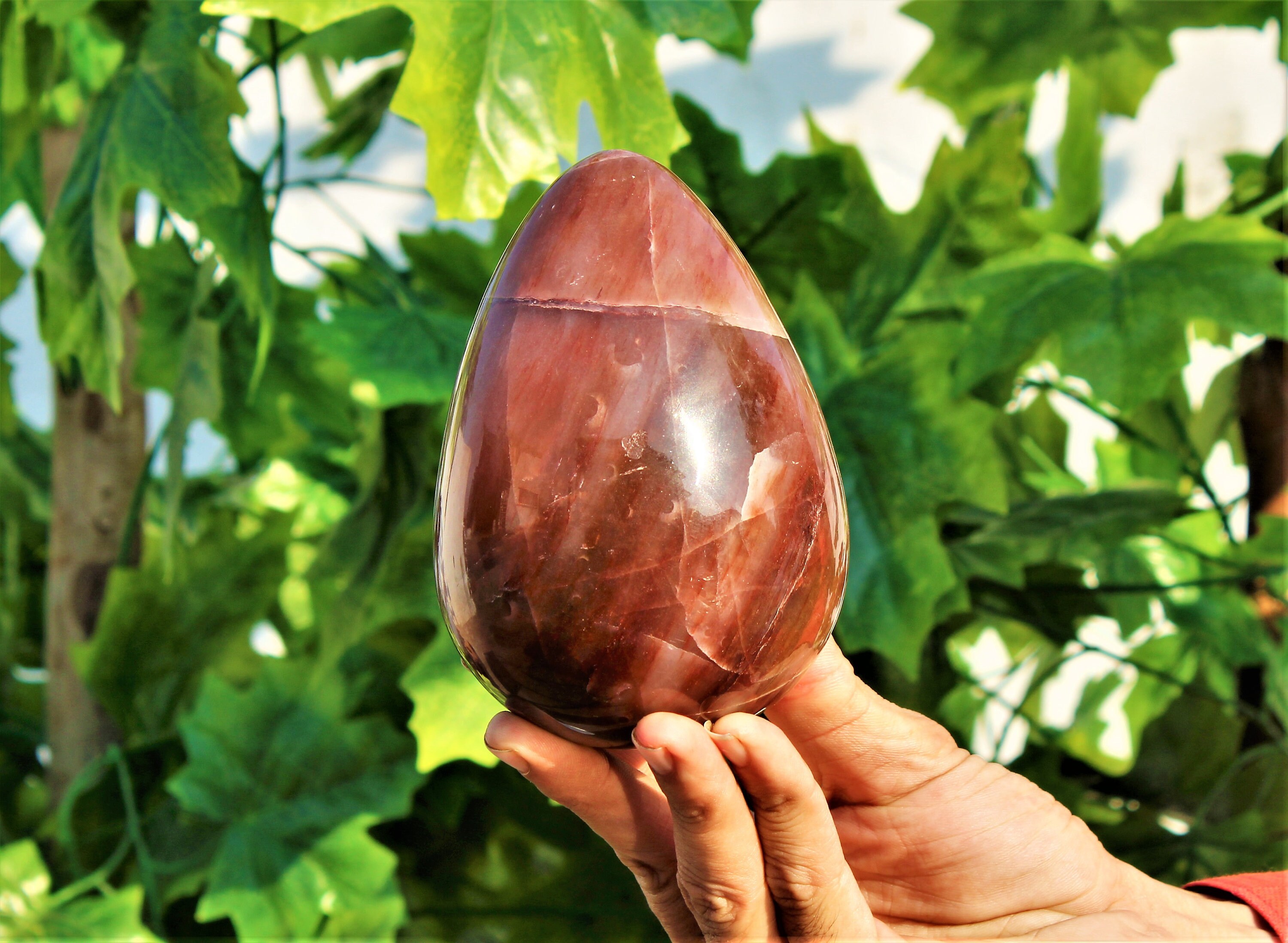 Beautiful Large 130MM Red Strawberry Stone Healing Charged Etsy