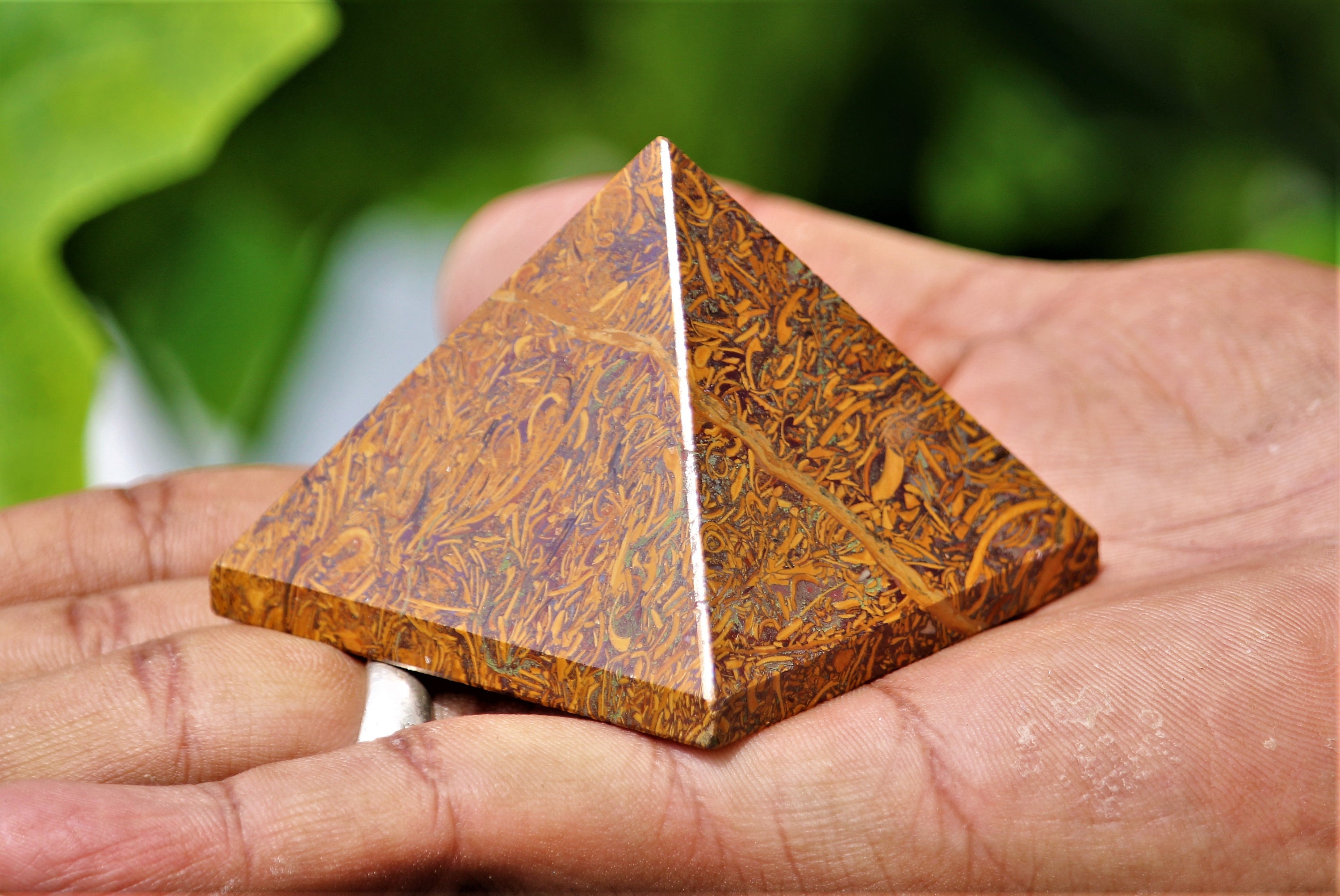 Beautiful Large 55MM Mariam Jasper Fossil Crystal Healing Etsy