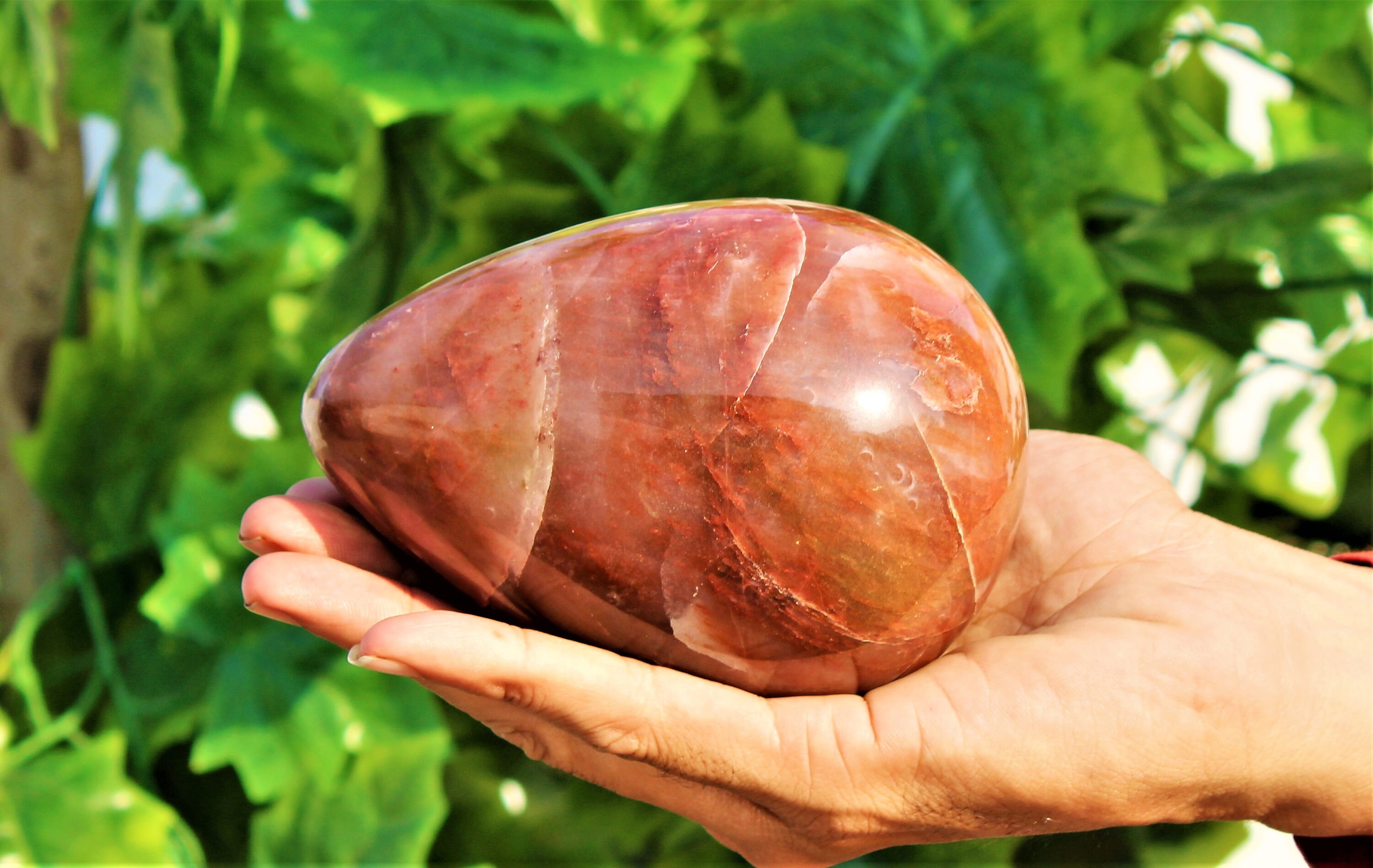 Beautiful Large 130MM Red Strawberry Stone Healing Charged Etsy