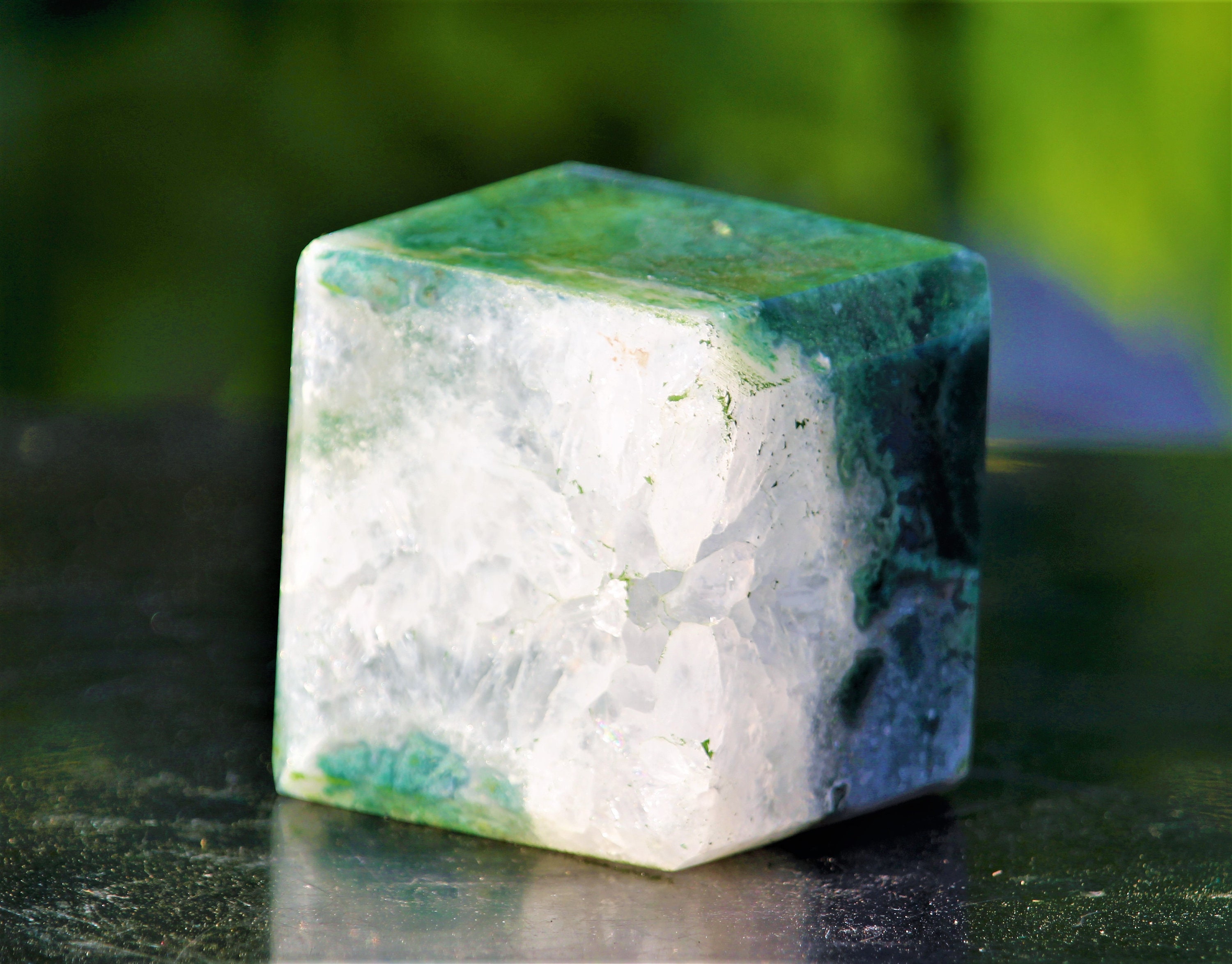 Truly Beautiful Large 45MM Green Moss Agate Stone Tree Agate | Etsy