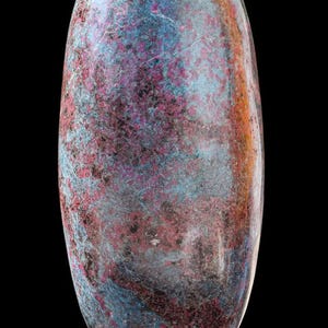 Lingam de cristal de apatita rubí grande: Piedra curativa de Reiki (355 mm) imagen 3