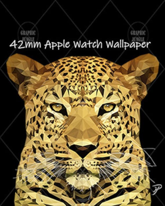cheetah print apple watch face