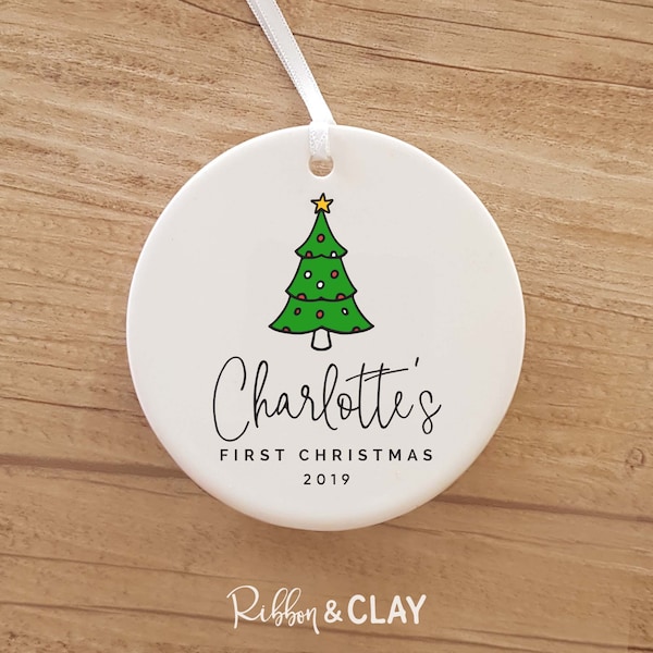 Baby's First Christmas Ornament - Etsy