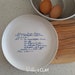 Recipe plate, Personalised Gift, Mother's Day gift, Family Recipe, Handwritten, Stand & hook included, sentimental keepsake, Australian made 