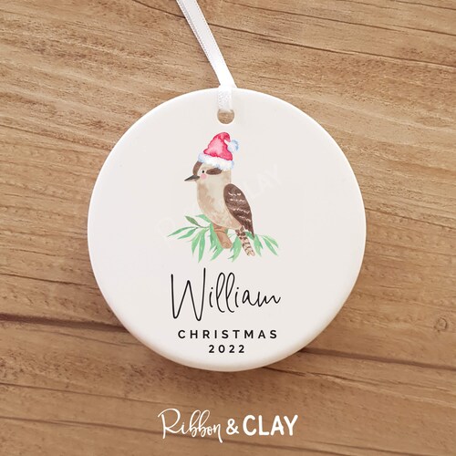 Koala Christmas Ornament Personalised Ornament Australian Etsy Australia