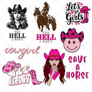 Cowgirl SVG-Dateien