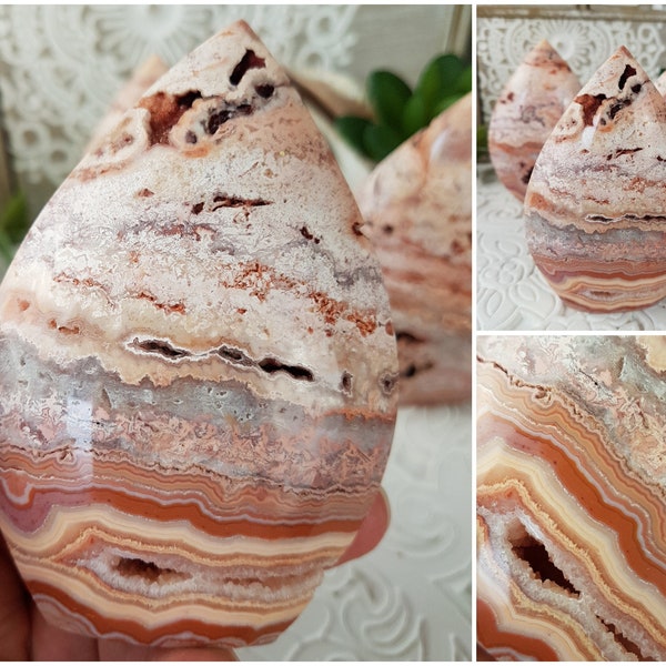 Agate Crazy Lace - Flammes