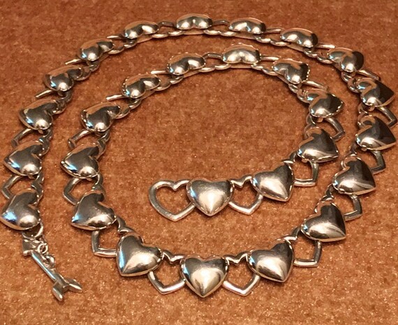 Silver Heart Arrow Necklace - Etsy 