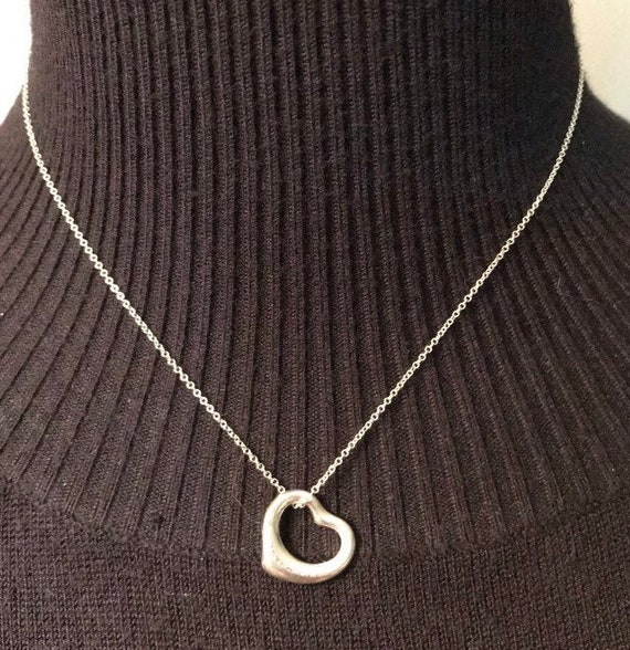 Tiffany & Co. Elsa Peretti Heart Necklace