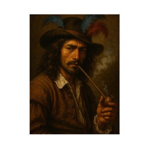 Lámina artística de gitano de 18 x 24, decoración de pared nostálgica, estilo de vida artesanal, arte de pared para el hogar, regalo para amantes de las manualidades, póster vintage