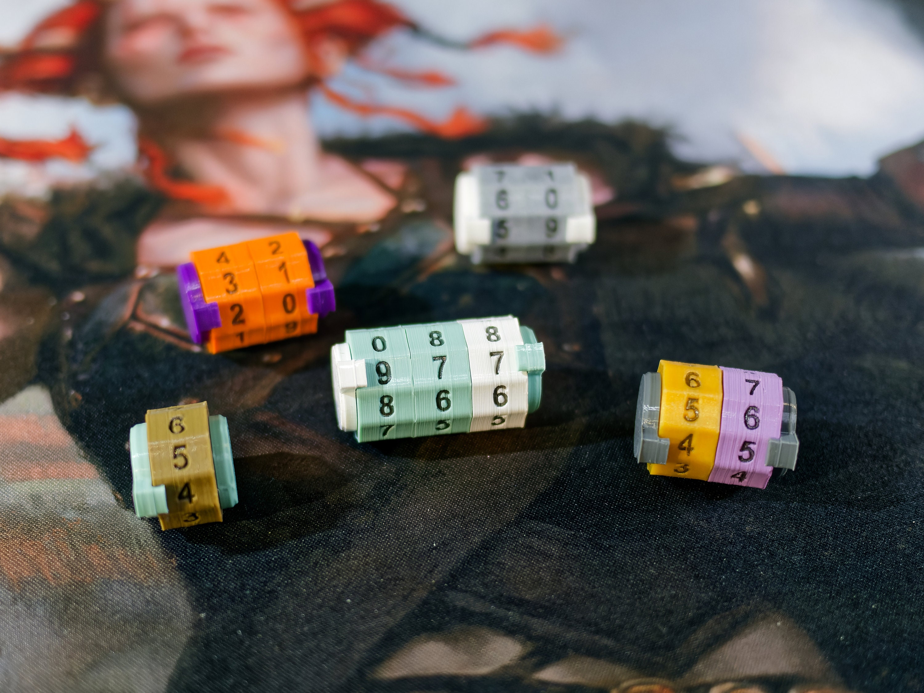 Feldherr Compteur De Points De Vie 0-99 - Cadran Compact 64x34x8 Mm - Jeux De Plateau, Cartes, RPG - Sky Blue