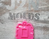 Shiny picture frame ornament keychain mold