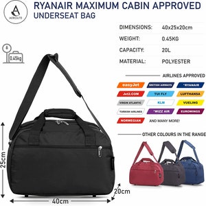 Sac à dos / trolley 40x30x20 (cm) bagages Wizz Air, RYANAIR