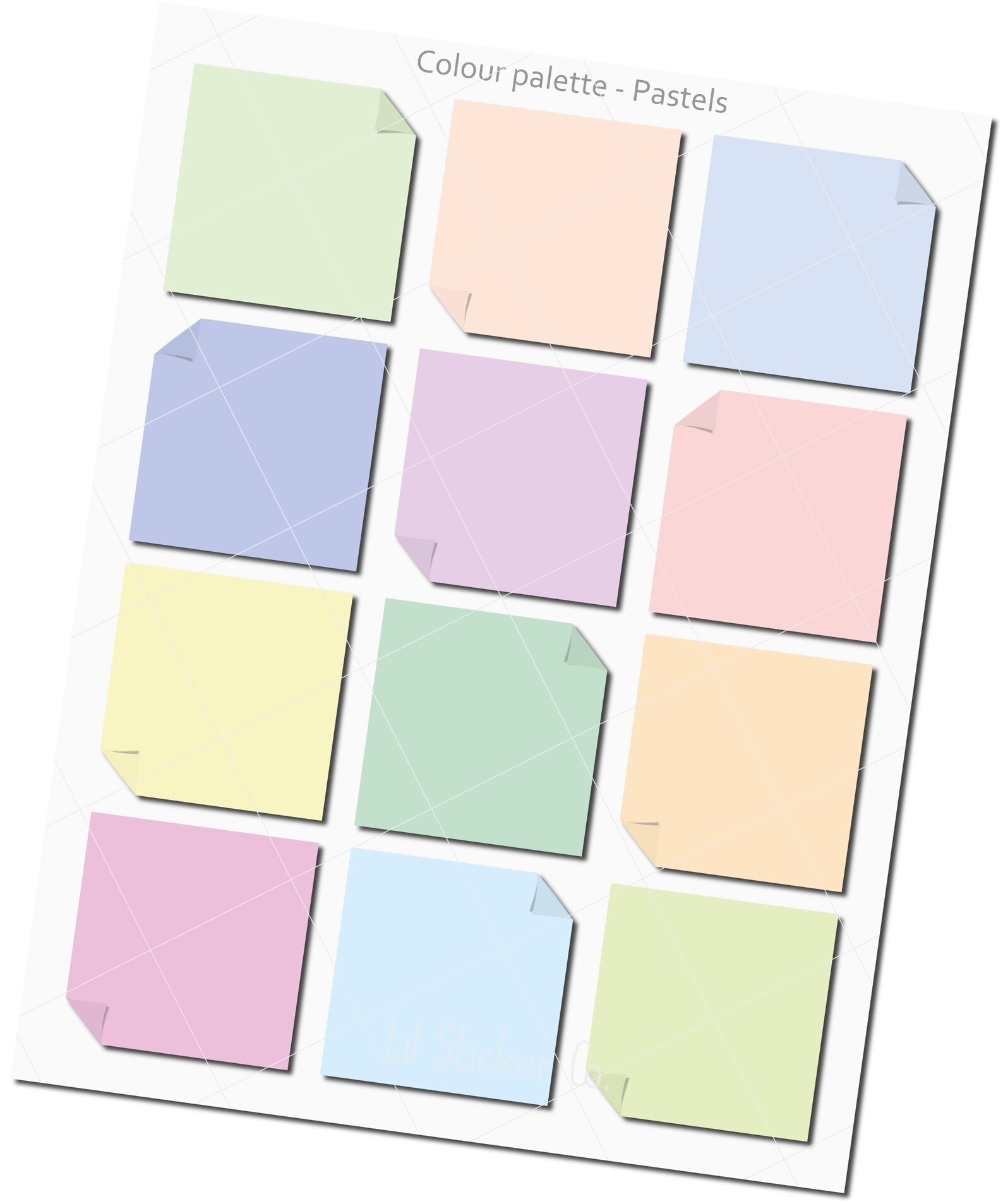 Digital Sticky Notes Post It Precropped GoodNotes Stickers Etsy