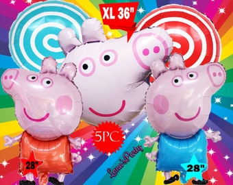 4psc Peppa pig bath TOYS playset family boat bathroom Party Favor Toy Bathing