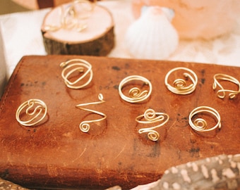 MOONLIGHT | Handcrafted Brass Ring | Adjustable Boho Ring | Minimalist Statement Ring | Toe Ring