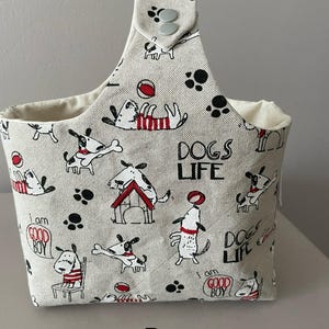 Sac à Suspendre Vintage Floral Avec Pinces à Linge - Coton
