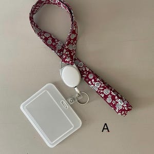 Tour de cou /porte badge extensible