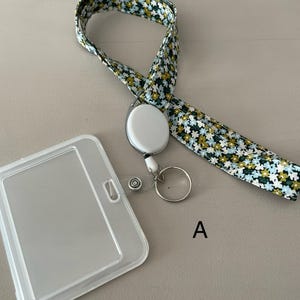 Tour de cou /porte badge extensible