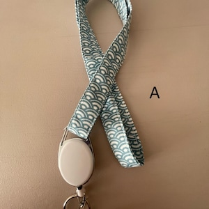 Tour de cou /porte badge extensible