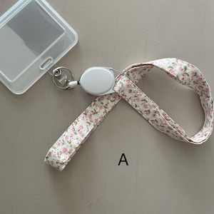 Tour de cou /porte badge extensible