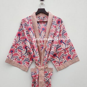 100% Cotton kimono Robes Beautiful Cotton Kimono Dress Express Delivery Dressing Gown Cotton Kimono Free Delivery Bridesmaid Gift Bestseller