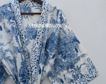 100% Cotton kimono Robes, Pure cotton Kimono, Cotton Kimono, Festival Clothing, Kimono Kaftan, Oriental Kimono, Women's robes # 86