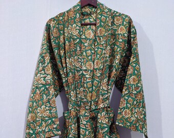 Bohemian men's cotton kimono Pajama Robe for men Perfect Birthday present for him for, Men's robe, Men's Housecoat, Gift for him #MEN 07