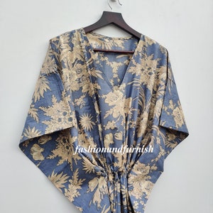 Indian Cotton kaftan, Cotton kaftan, Free size kaftan, Long Cotton kaftan, Soft Cotton Kaftan, Kaftan Dress