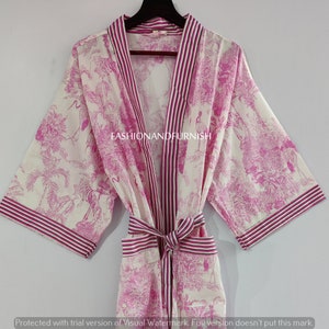 100% Cotton kimono Robes Beautiful Cotton Kimono Dress Express Delivery Dressing Gown Cotton Kimono Free Delivery Bridesmaid Gift Bestseller