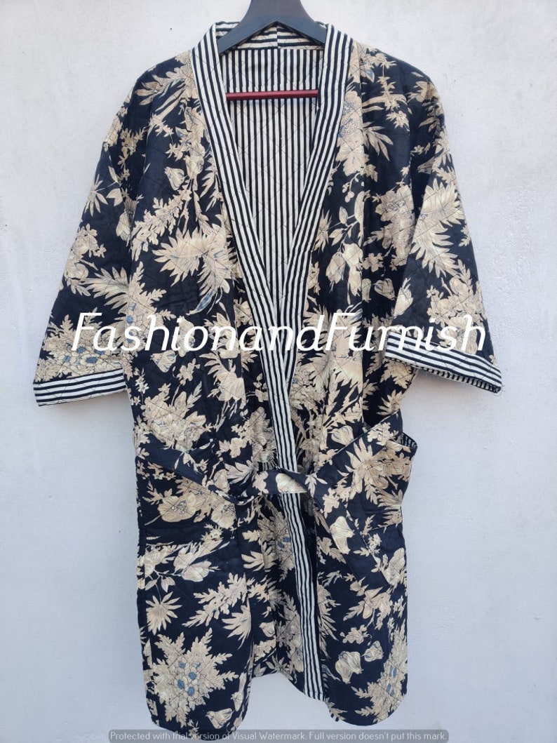 Embroidery Robes Quilted Kimono Winter Robes Robes Etsy