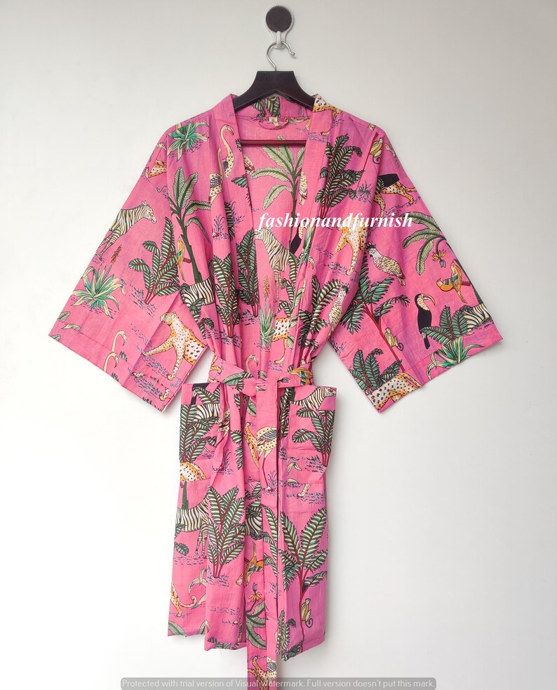 Yellow Robes Cotton Kimono Robe Kimono Dress Soft and Etsy