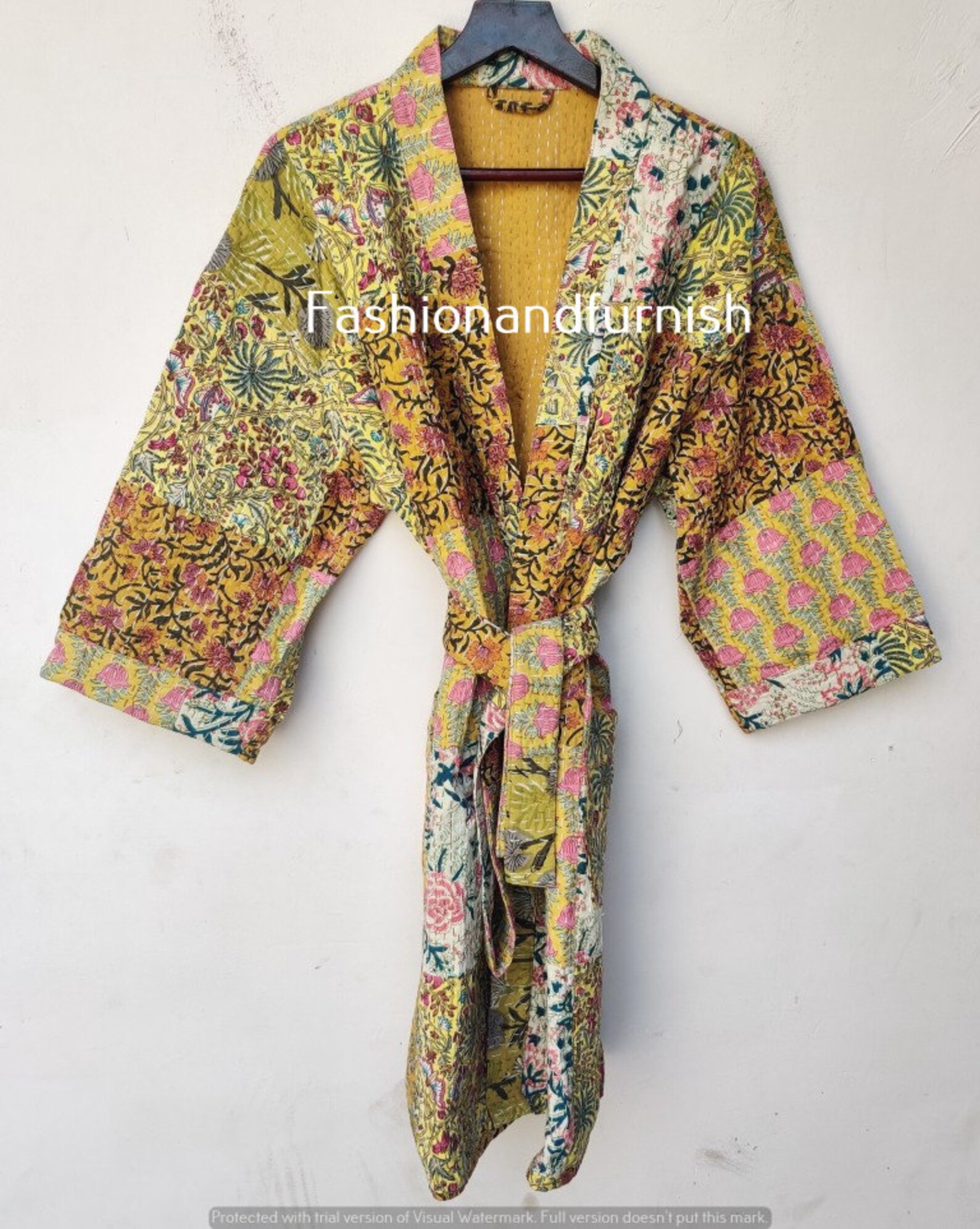 Patchwork Robes Embroidery Robes Cotton handmade Robes Etsy