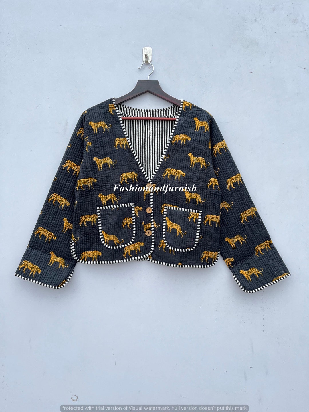 IVY HOODED REVERSIBLE QUILTED JACKET