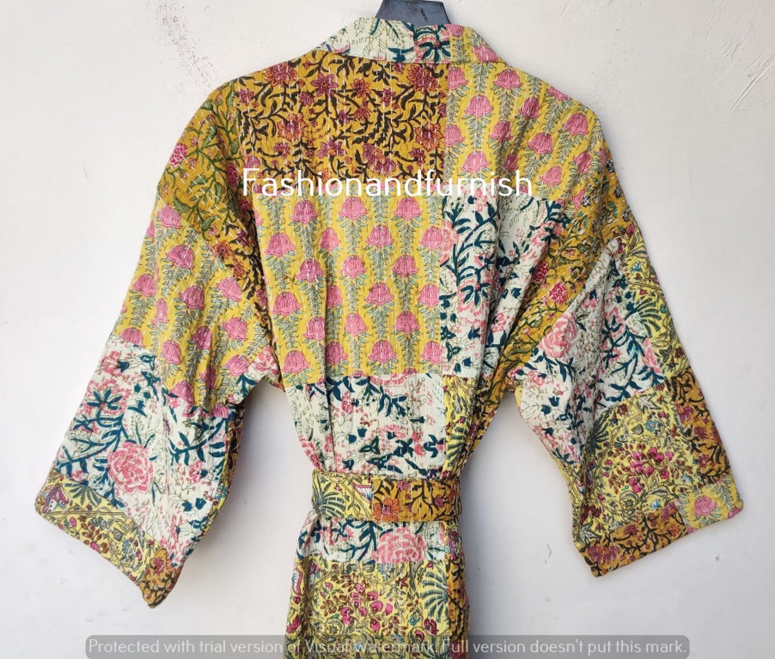 Patchwork Robes Embroidery Robes Cotton handmade Robes Etsy