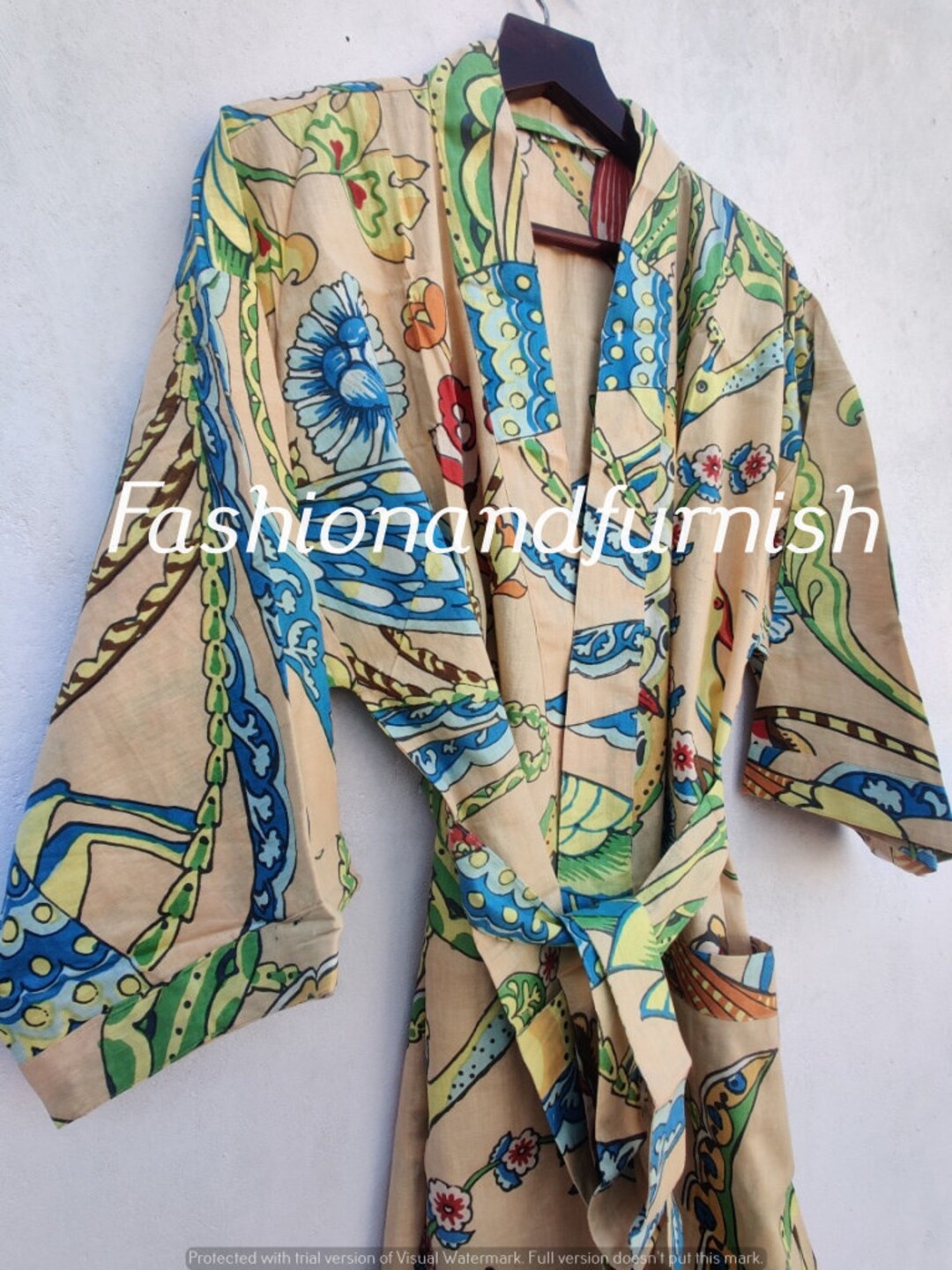 Buy Kimono Robe / Cotton Robe / Kimono Dress / Kimono Cardigan / Online