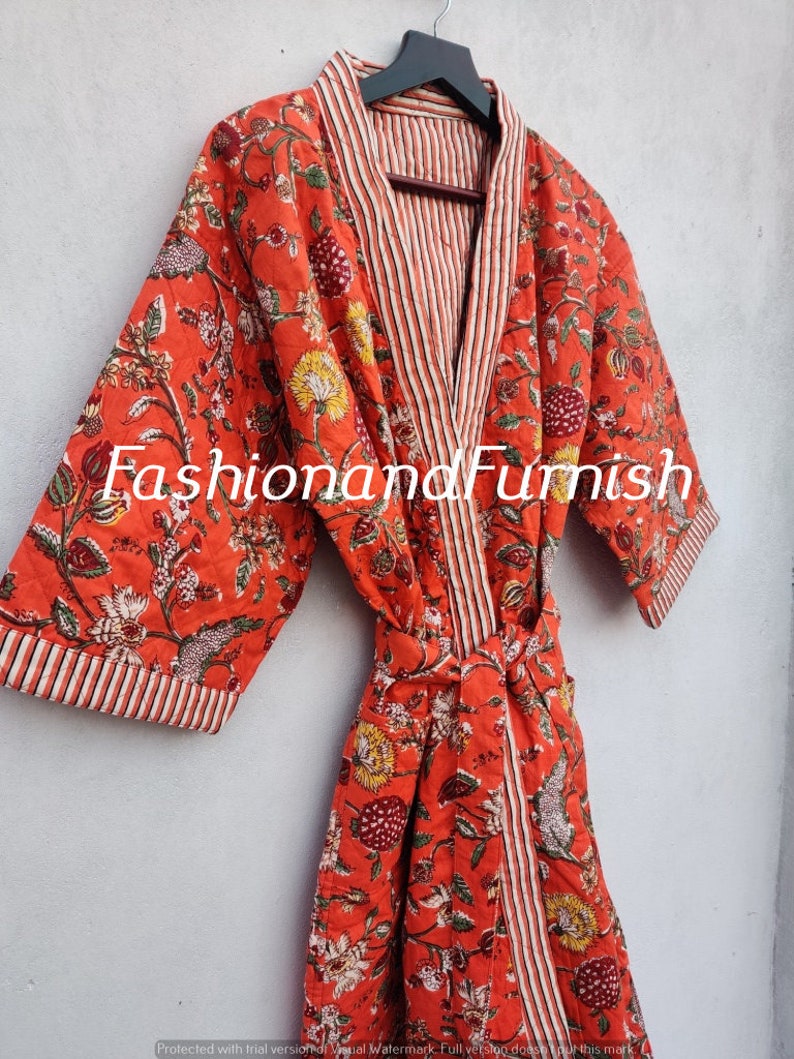 Embroidery Robes Quilted Kimono Winter Robes Robes Etsy
