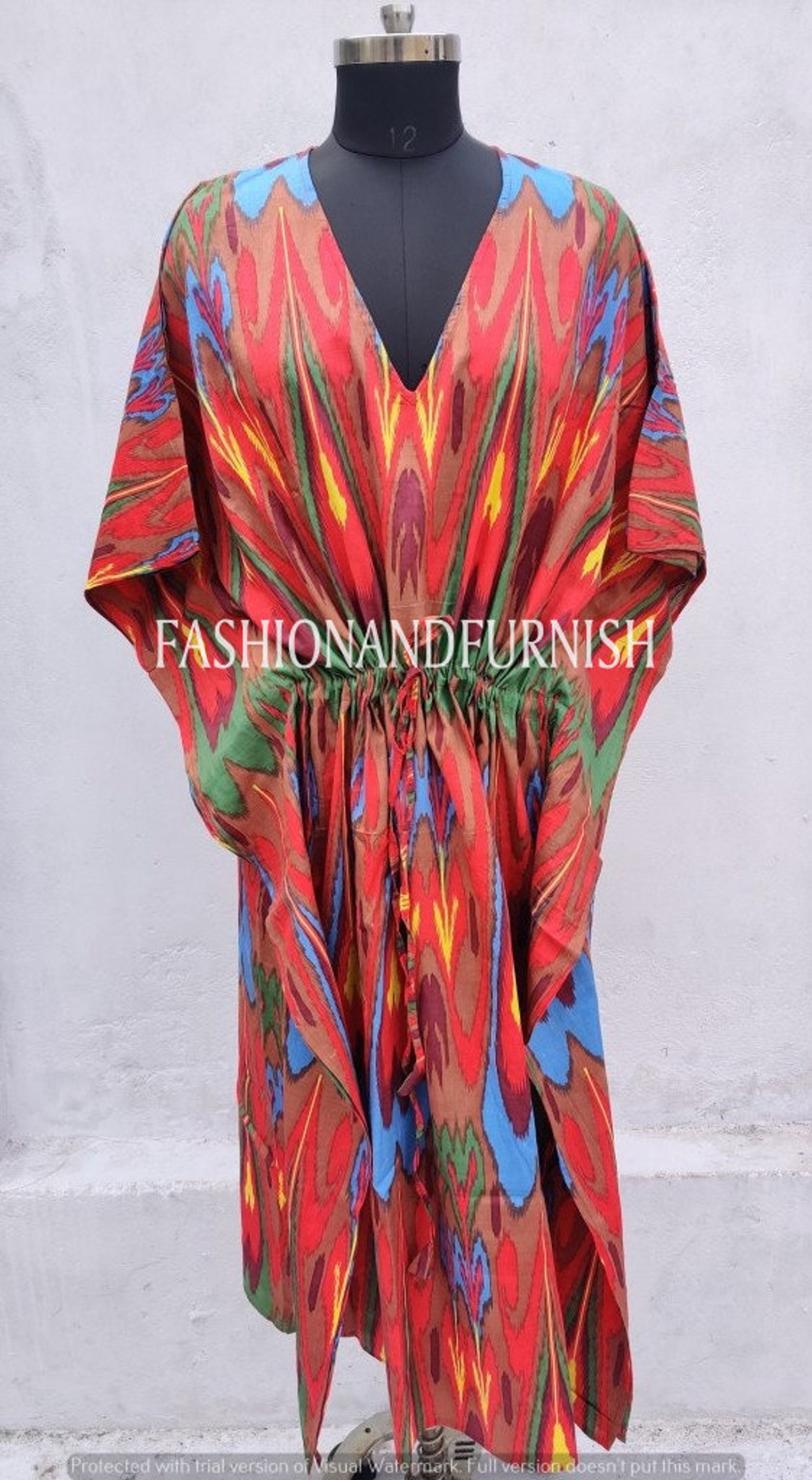 Handwoven Uzbek Ikat Chapan coat robekaftan jacket. Etsy