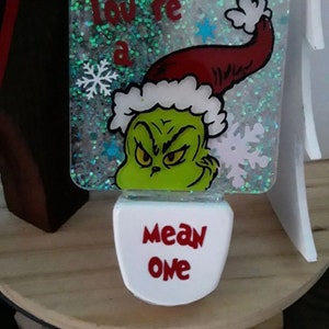 Grinch inspired night light