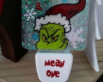 Grinch inspired night light