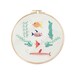 Beginner Embroidery Kit Embroidery Kit  Modern Cute Fish Hand Embroidery kit Full Kit Cross Stitch Kit embroidery pattern Gifts For Kid
