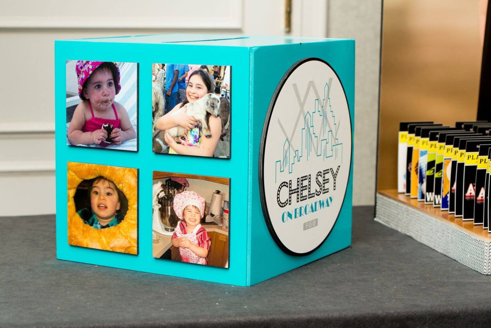 Personalized Broadway Themed Gift Card Box for Bat Mitzvah | Etsy