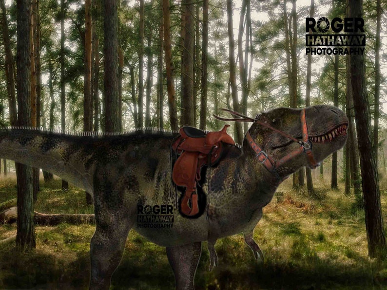 Digital Backdrop Cosplay Background, Dinosaur Digital Background