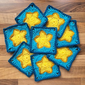 Star Granny Square Pattern