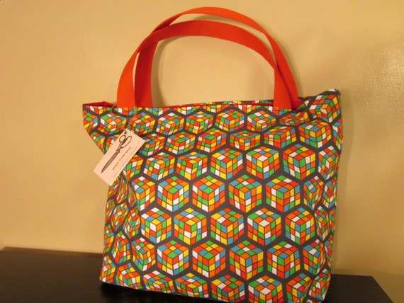 cube tote bag
