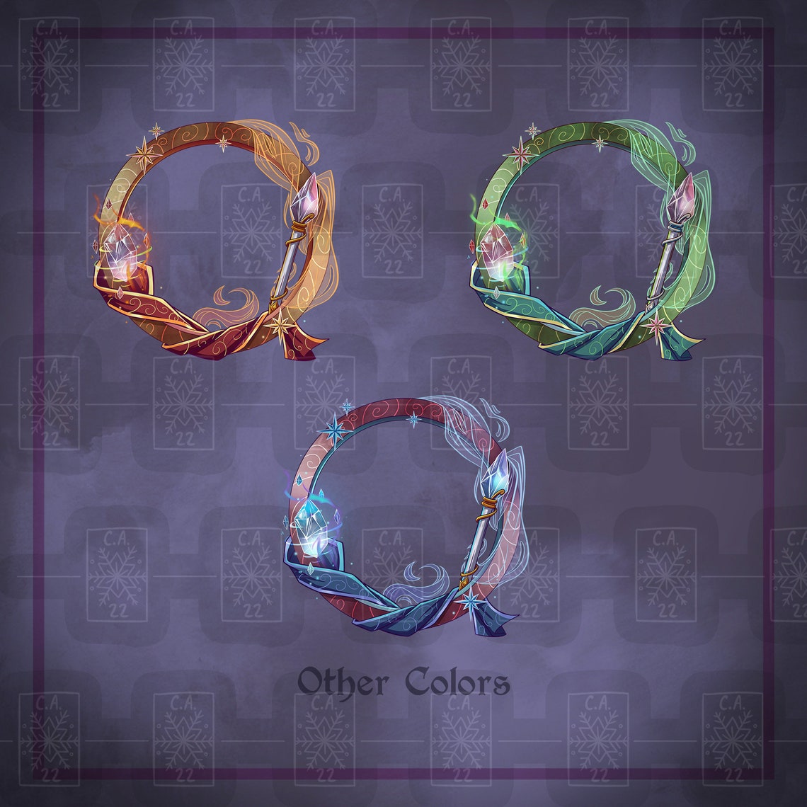 Sorcerer D&D Token Frame/digital Token/tabletop/dungeons and Dragons ...