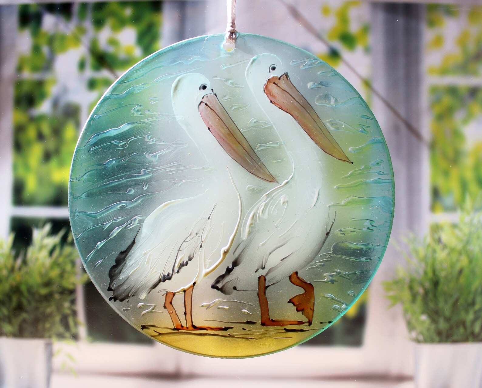 Pelican Ornament Coastal Decor Unique Beach Gift Ornament Etsy