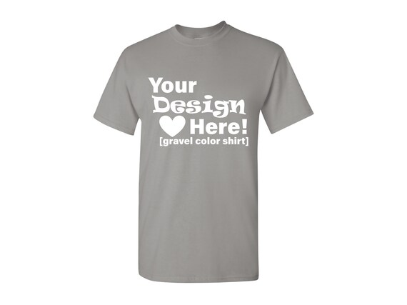 Gildan 5000 Gravel T Shirt Mock Up Flat Lay Mock Up Shirt Etsy